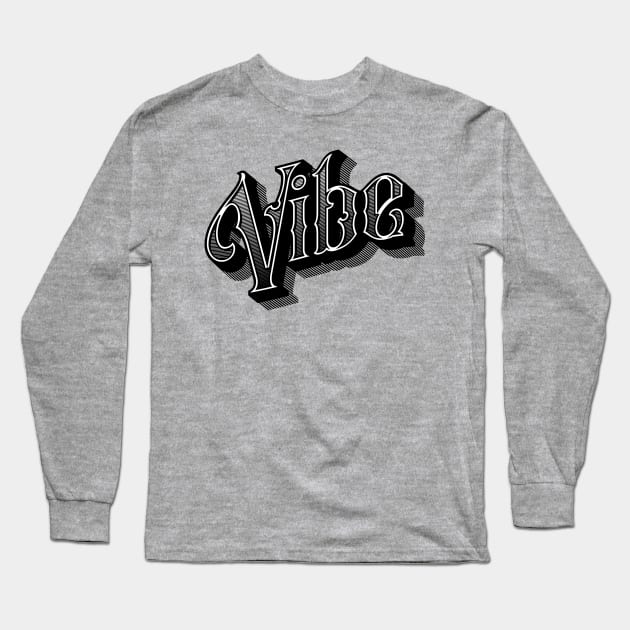 Vibe Old School Long Sleeve T-Shirt by BeyondTheDeck